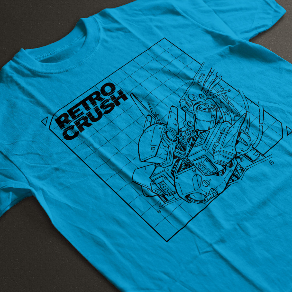 RetroCrush Mech T-Shirt (Unisex)
