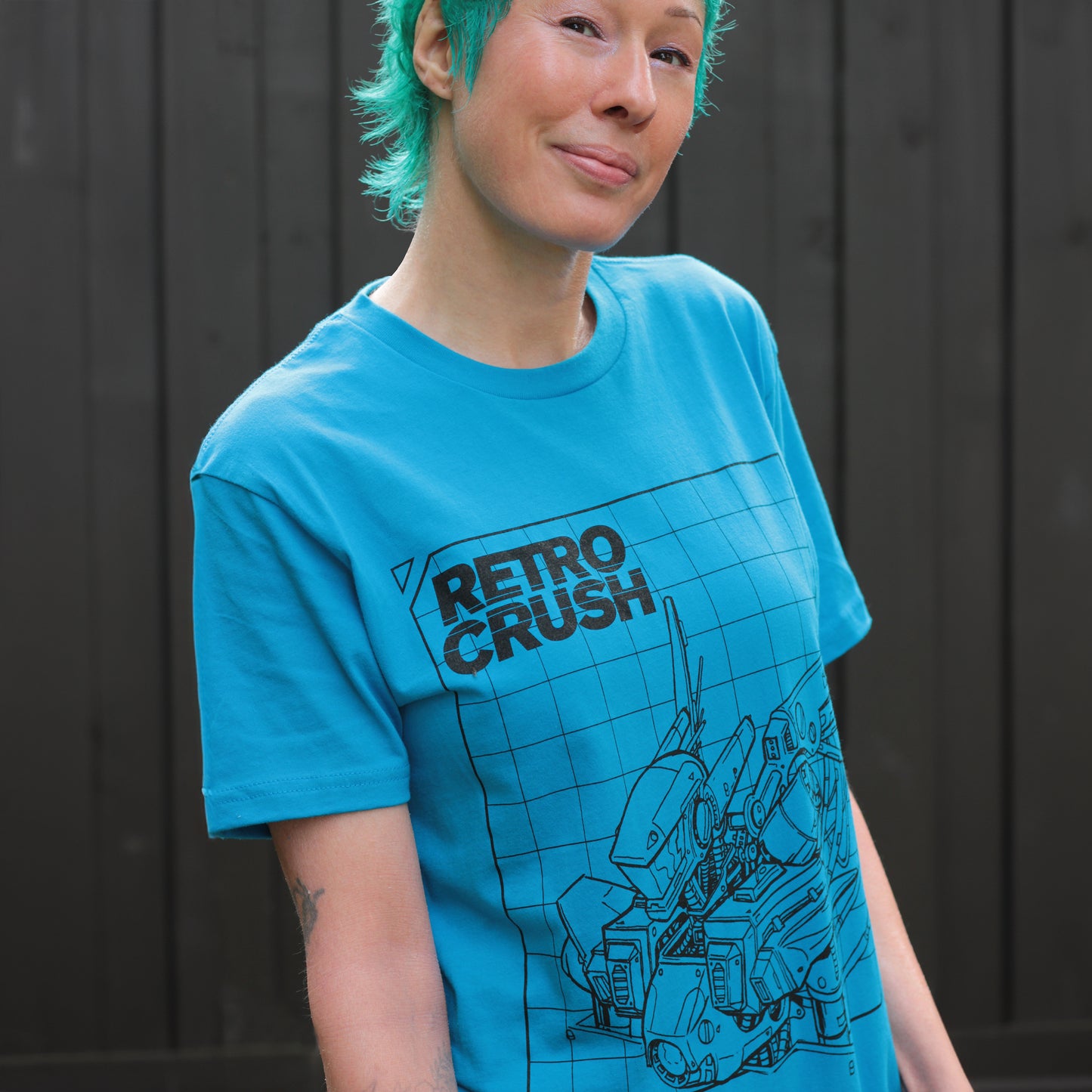 RetroCrush Mech T-Shirt (Unisex)